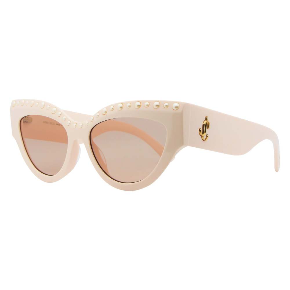 Jimmy Choo Cateye Sunglasses Sonja SZJ2S Light Pink 55mm